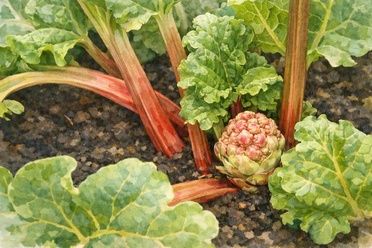 ルバーブの栽培方法|家庭菜園での育て方ガイド | Grow Eat Repeat
